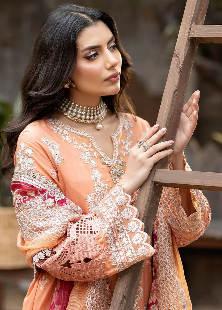 Gulposh by Serene Premium Embroidered Lawn Suits Unstitched 3 Piece SP24G SL 47 Zafiah - Summer Collection