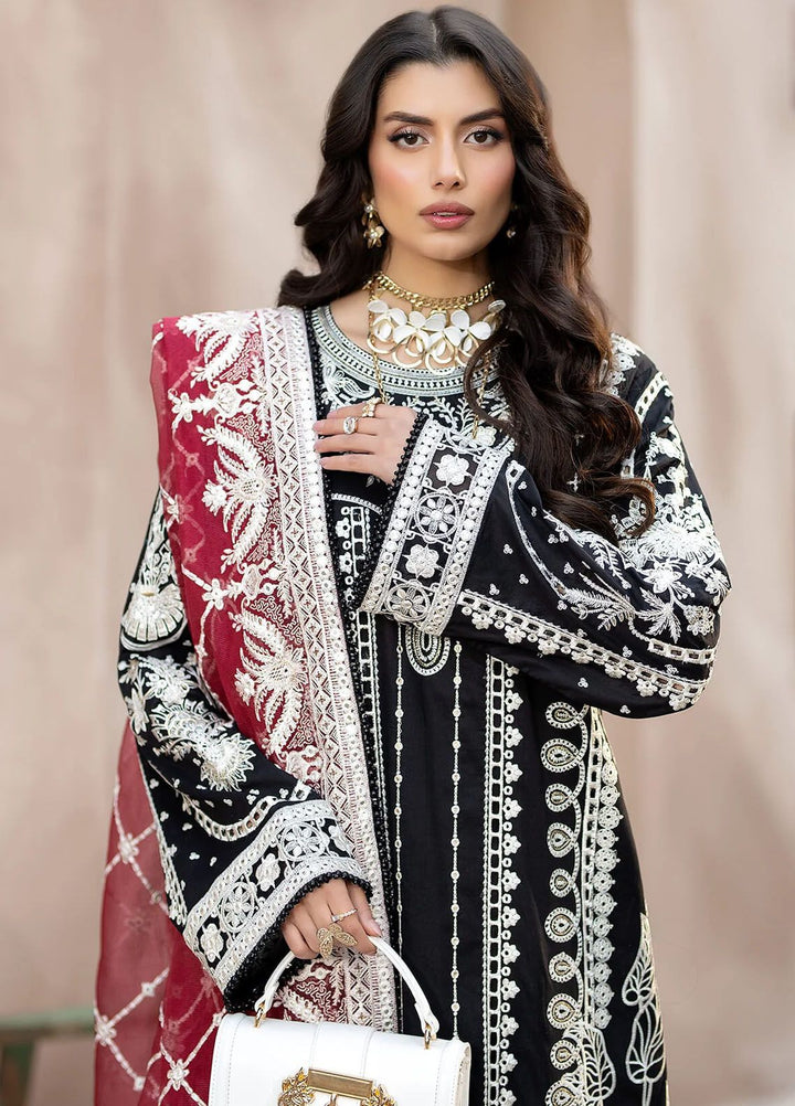 Gulposh by Serene Premium Embroidered Lawn Suits Unstitched 3 Piece SP24G SL 48 Aafia - Summer Collection
