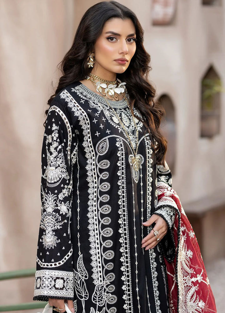 Gulposh by Serene Premium Embroidered Lawn Suits Unstitched 3 Piece SP24G SL 48 Aafia - Summer Collection