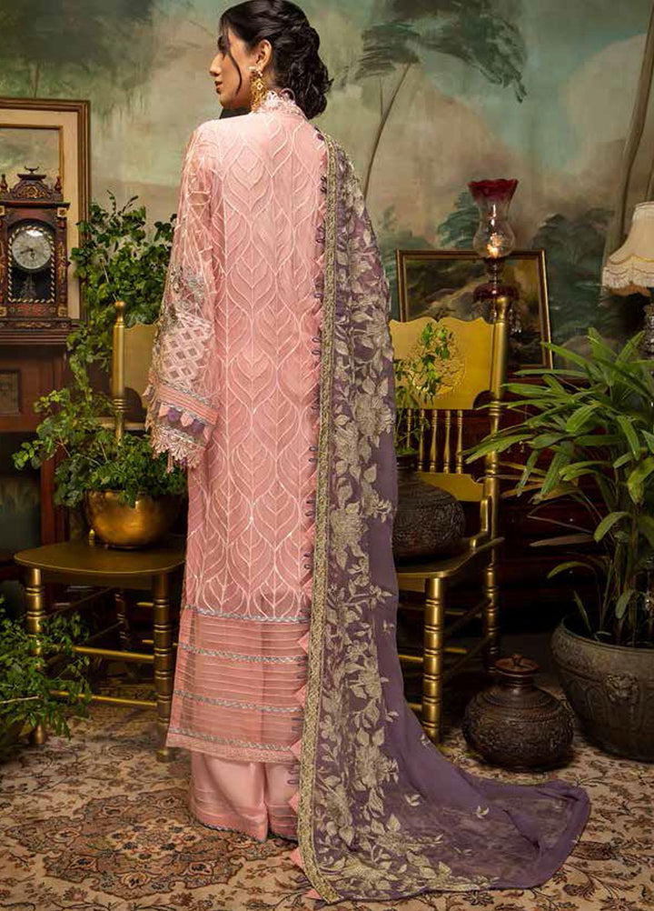 Guzarish by Adan's Libas Embroidered Chiffon Suits Unstitched 3 Piece AL21GC 10 Dramatic Thrive - Luxury Collection