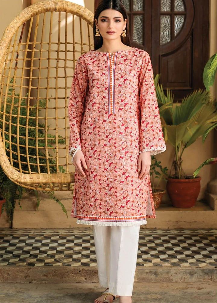 Orient Textile Printed Lawn  Unstitched Kurties OTL-21-037 A - Summer Collection