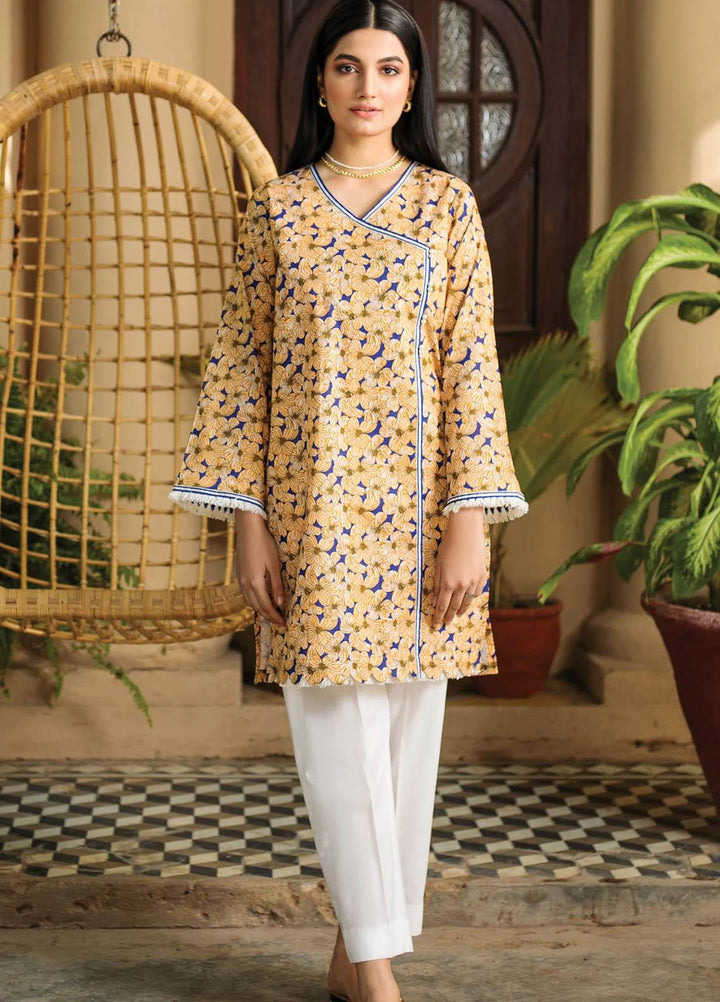 Orient Textile Printed Lawn  Unstitched Kurties OTL-21-037 B - Summer Collection