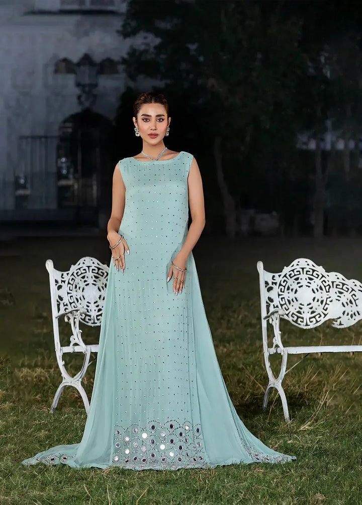 Guzel By Ameerah Usman Pret Casual Chiffon Maxi Nehal Long Maxi