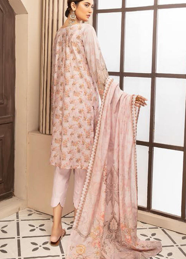 Guzel By Riaz Arts Embroidered Lawn Suits Unstitched 3 Piece RA21G 08 - Summer Collection