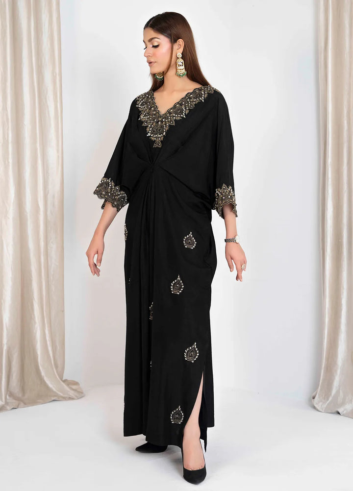 Hadia Batool Pret Embroidered Raw Silk 1 Piece Suit Mahru