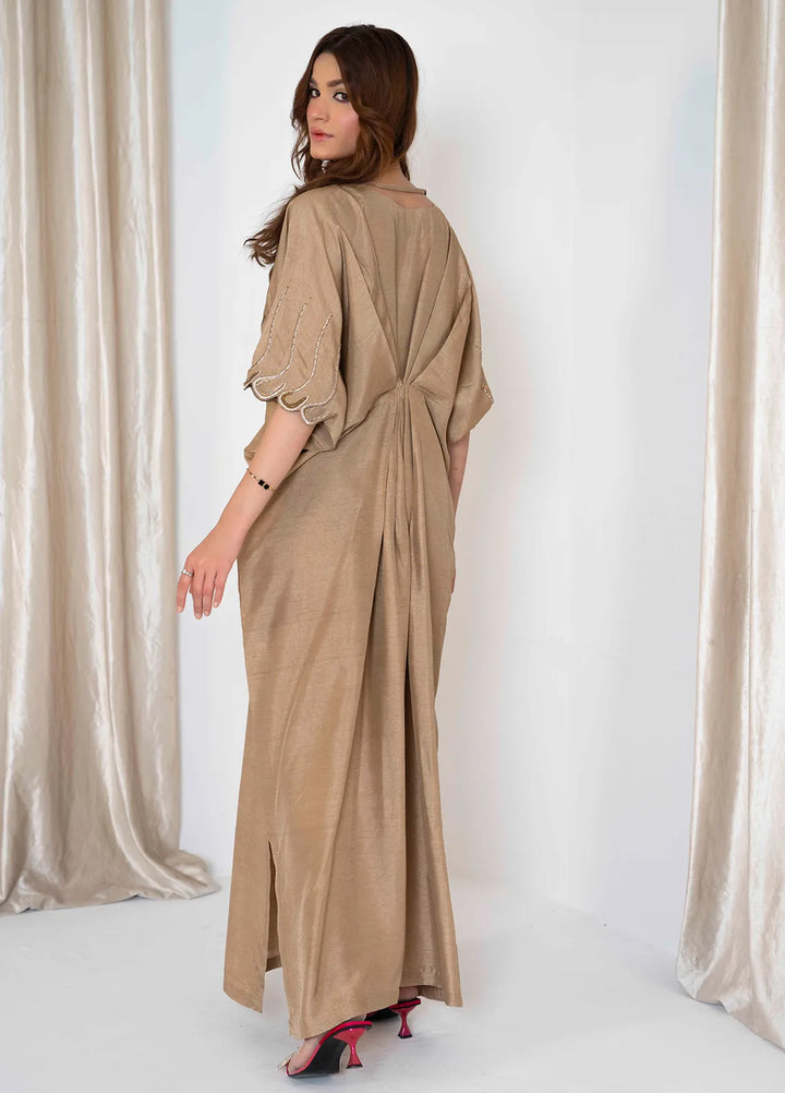 Hadia Batool Pret Embroidered Raw Silk 1 Piece Suit Raha