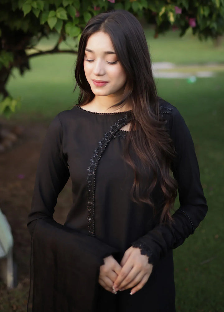 Hanim Pret Plain Georget 3 Piece Suit Sofia