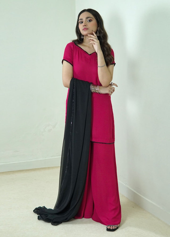 Hanim Pret Plain Georget 3 Piece Suit Zyva