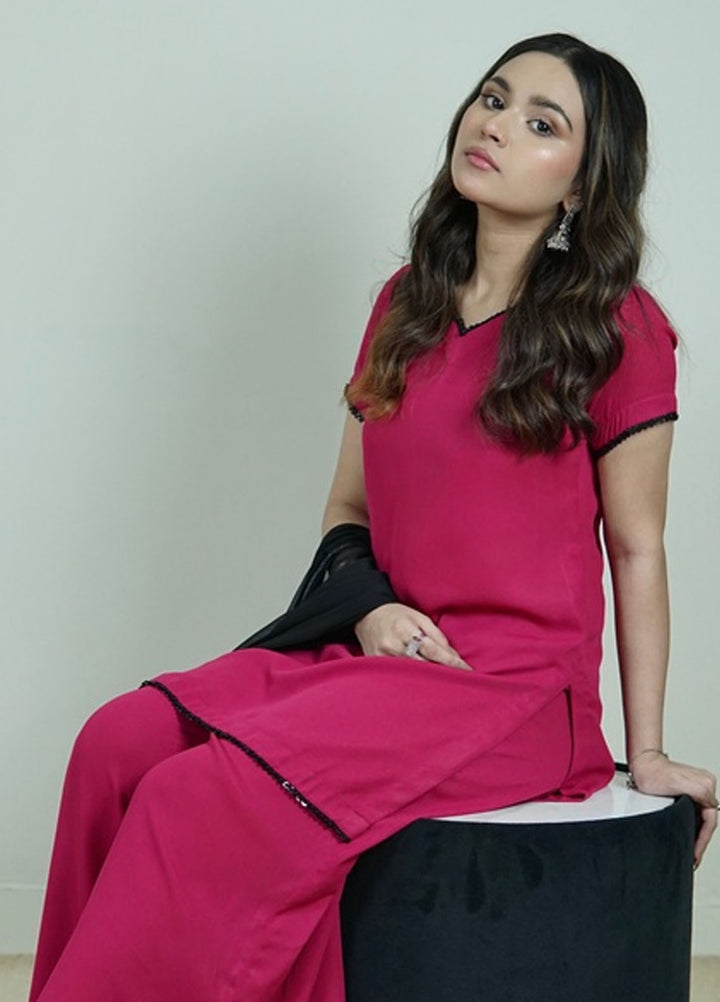 Hanim Pret Plain Georget 3 Piece Suit Zyva