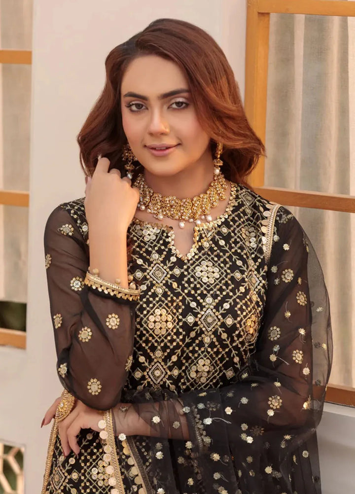 Haniya Mahnoor Pret Embroidered Organza 3 Piece Maheen