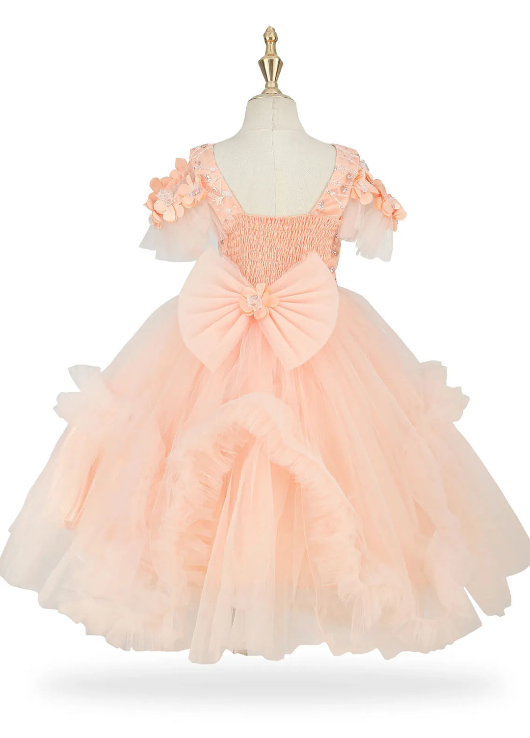 Happy Princess Pret Fancy Frock Pink Fabric For Girls