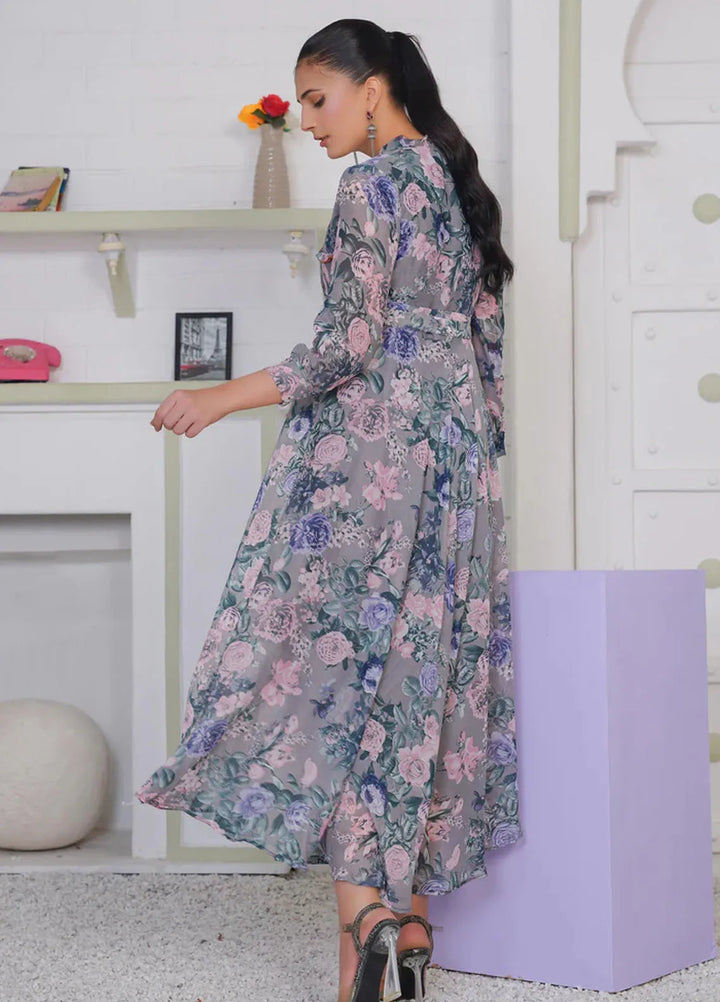 Hareem Fatima Pret Printed Chiffon 1 Piece Floral Comfort Maxi
