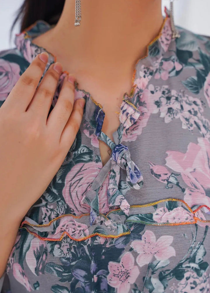 Hareem Fatima Pret Printed Chiffon 1 Piece Floral Comfort Maxi