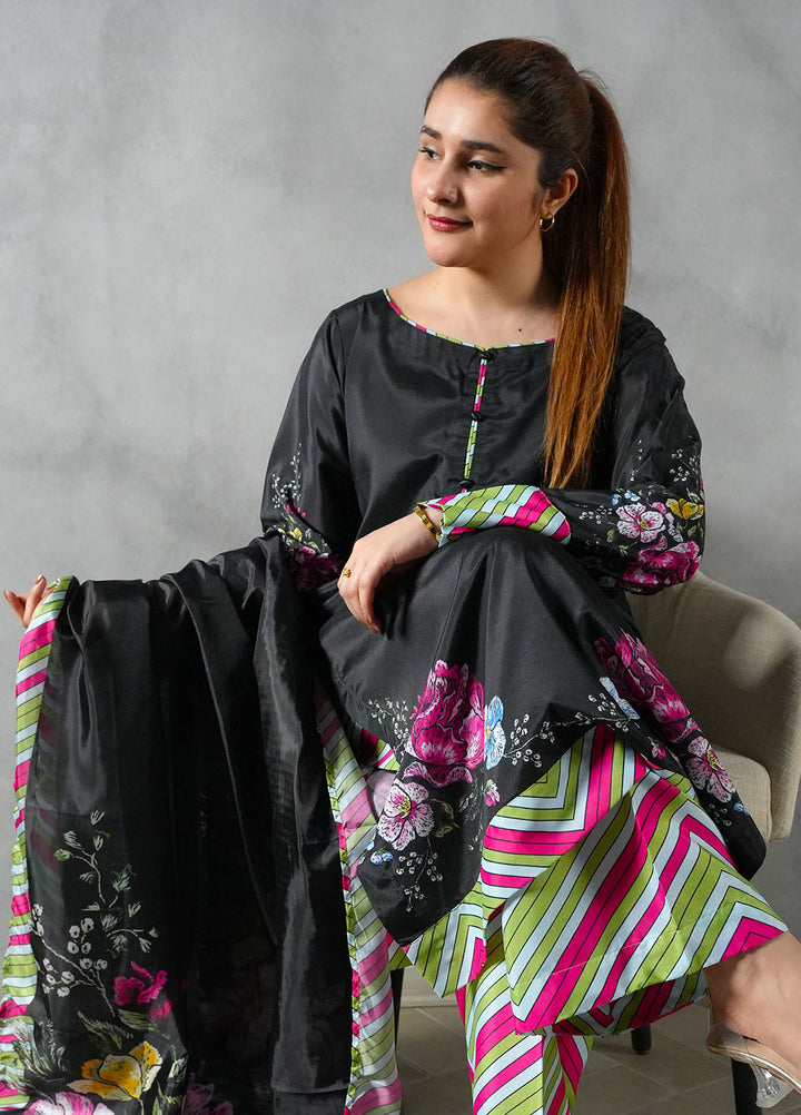 Heritage Hues by Grape Drape Pret Printed Crepe Lawn 3 Piece Suit Luna