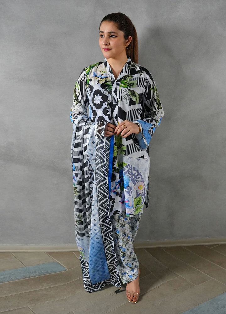 Heritage Hues by Grape Drape Pret Printed Crepe Lawn 3 Piece Suit Miraal