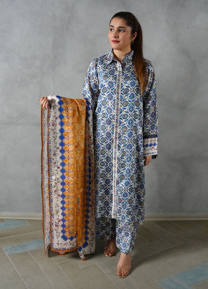 Heritage Hues by Grape Drape Pret Printed Crepe Lawn 3 Piece Suit Zayra