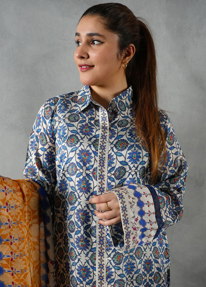 Heritage Hues by Grape Drape Pret Printed Crepe Lawn 3 Piece Suit Zayra