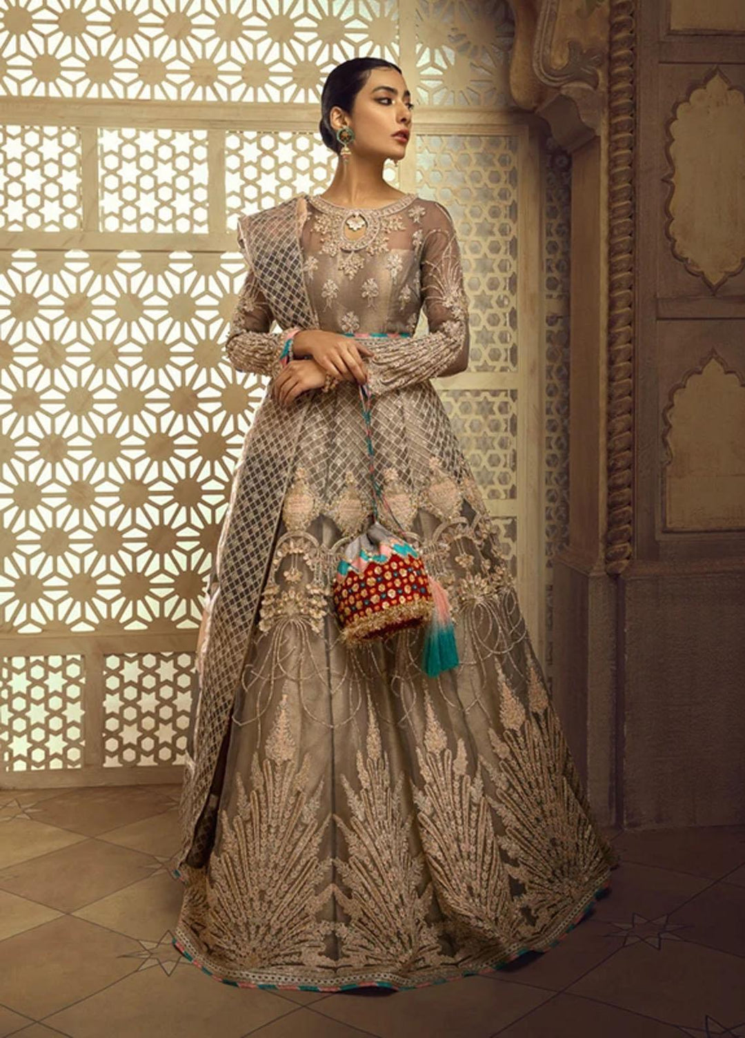 Haute Form Pret Luxury Formal Organza 3 Piece HF21LF LAILA