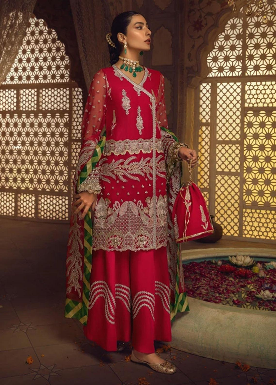 Haute Form Pret Luxury Formal Organza 3 Piece HF21LF NOORANI