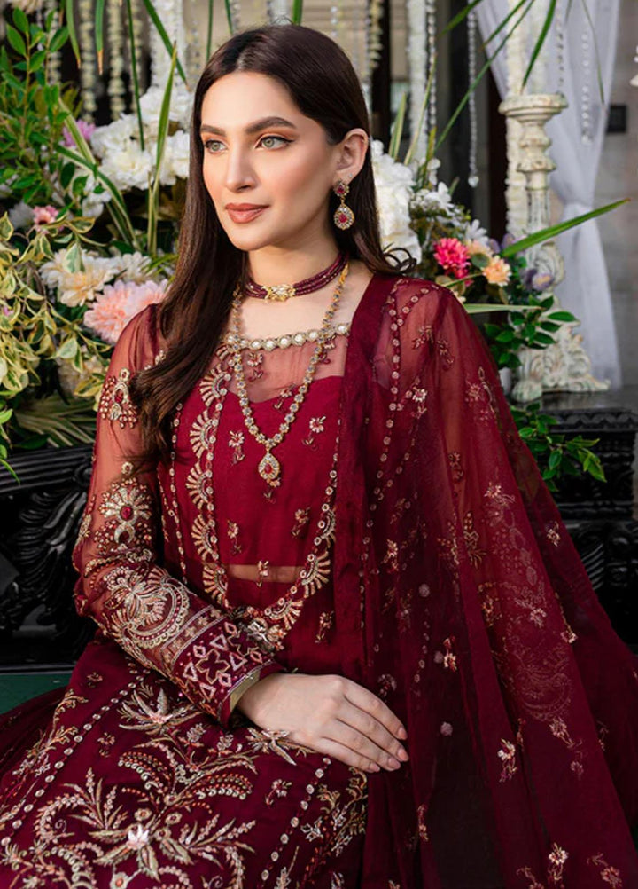 Heeriye By Izel Embroidered Chiffon Suits Unstitched 3 Piece IZL23HR HF-1060 Sarang - Festive Collection