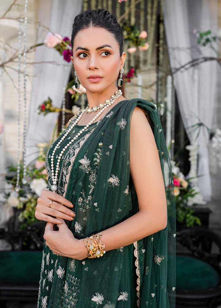 Heeriye By Izel Embroidered Chiffon Suits Unstitched 4 Piece IZL23HR HF-1068 Zahenaseeb - Festive Collection