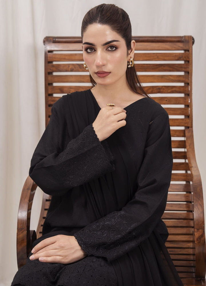 HEM Pret Embroidered Lawn 3 Piece Suit Black Forest