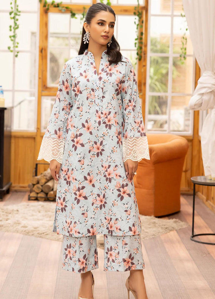 Esra Fashion Pret Embroidered Lawn 2 Piece Suit HD-23-29