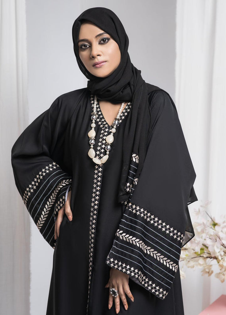 Hijab ul Ameer  Nida Casual Abaya JS-854 Elegant Embrace