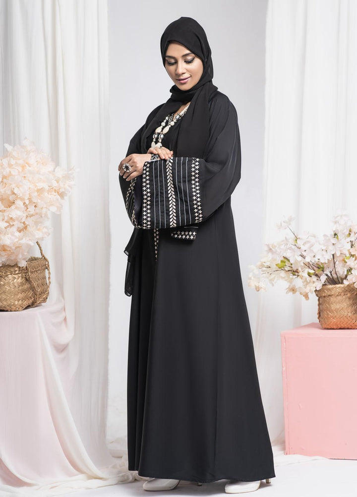 Hijab ul Ameer  Nida Casual Abaya JS-854 Elegant Embrace