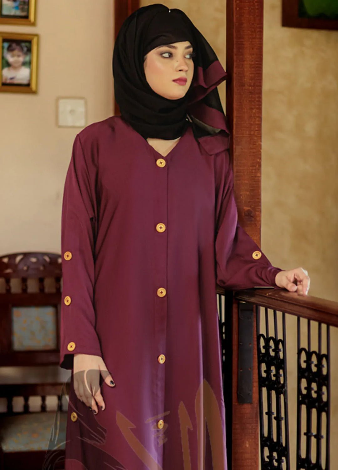 Hijab ul Ameer Pret Casual Abaya Abaya JS-783