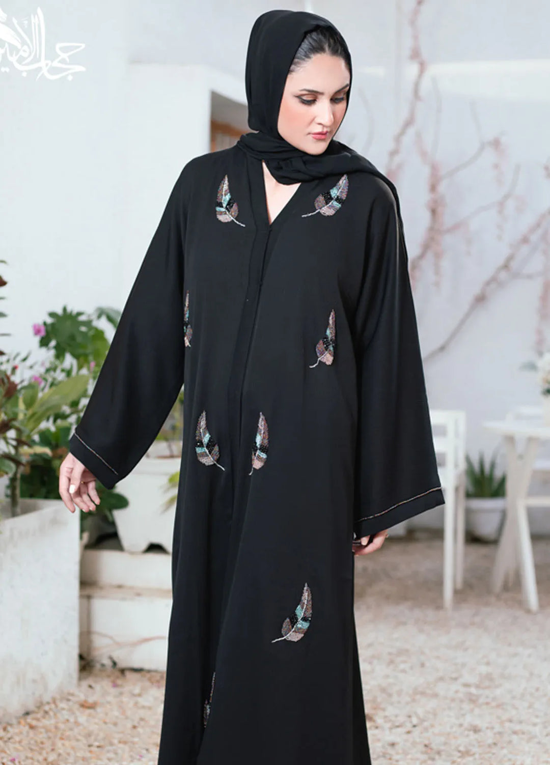 Hijab ul Ameer Pret Casual Abaya Floral