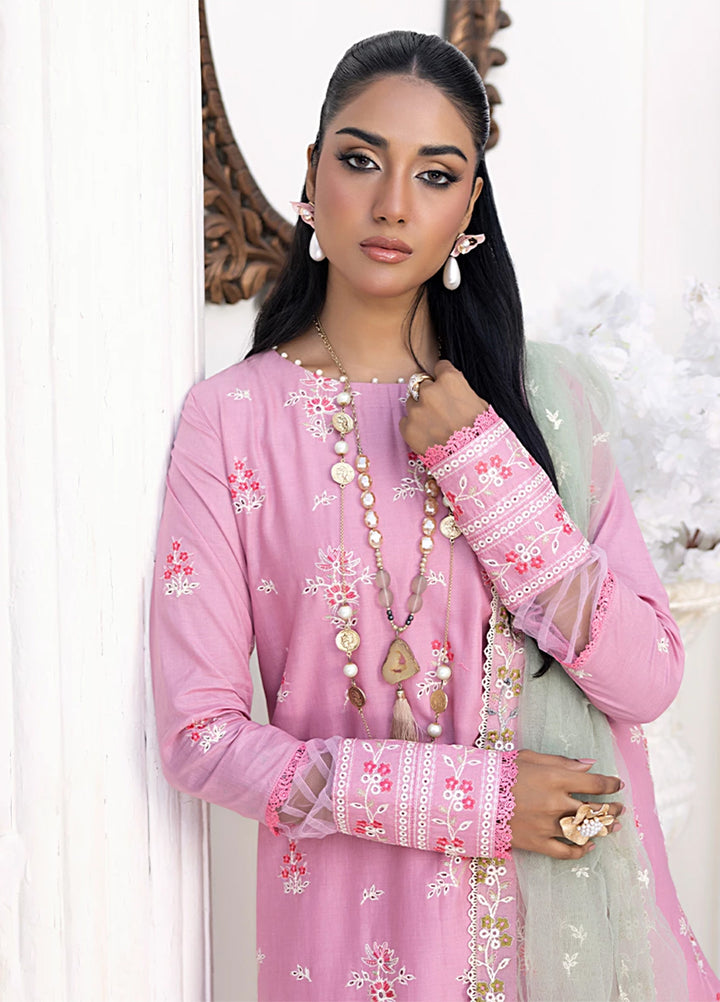 Husn-e-Bahar by Salitex Embroidered Lawn Suits Unstitched 3 Piece SSW6U3P094UT - Summer Collection