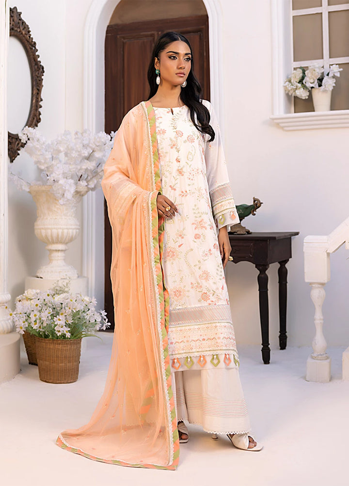 Husn-e-Bahar by Salitex Embroidered Lawn Suits Unstitched 3 Piece SSW6U3P095UT - Summer Collection