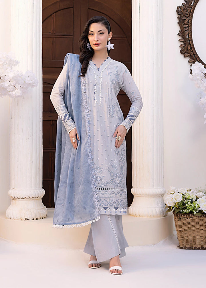 Husn-e-Bahar by Salitex Embroidered Lawn Suits Unstitched 3 Piece SSW6U3P098UT - Summer Collection