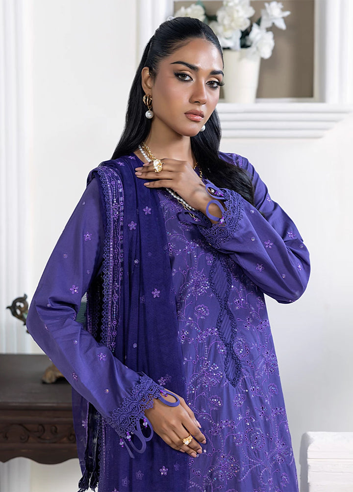 Husn-e-Bahar by Salitex Embroidered Lawn Suits Unstitched 3 Piece SSW6U3P100UT - Summer Collection