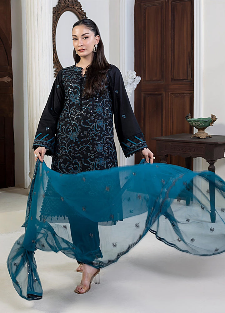 Husn-e-Bahar by Salitex Embroidered Lawn Suits Unstitched 3 Piece SSW6U3P101UT - Summer Collection