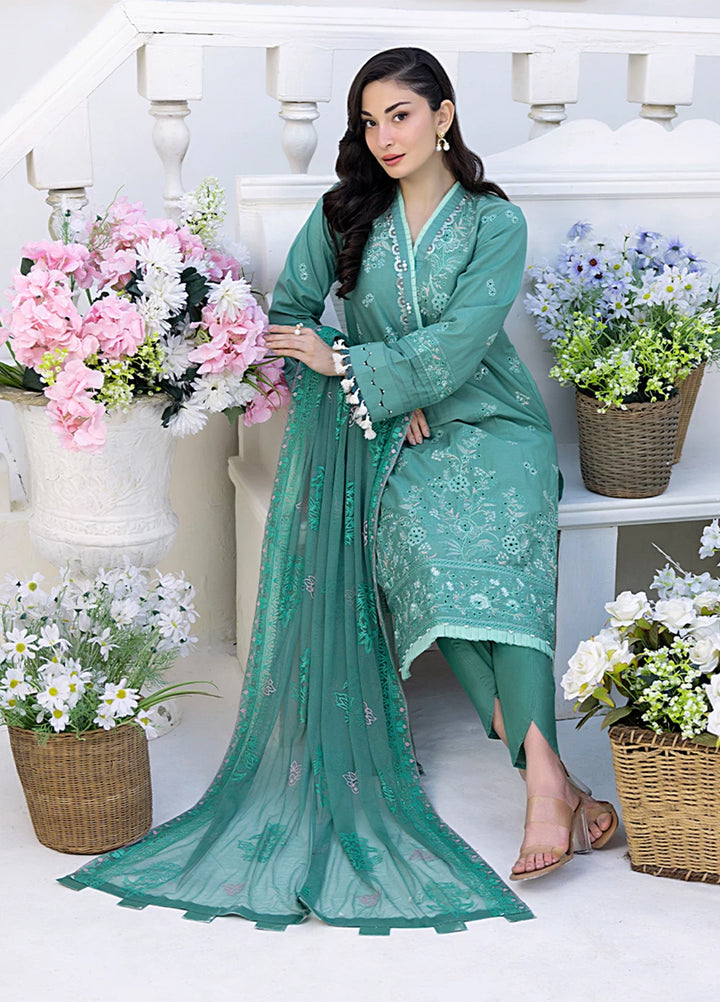 Husn-e-Bahar by Salitex Embroidered Lawn Suits Unstitched 3 Piece SSW6U3P103UT - Summer Collection