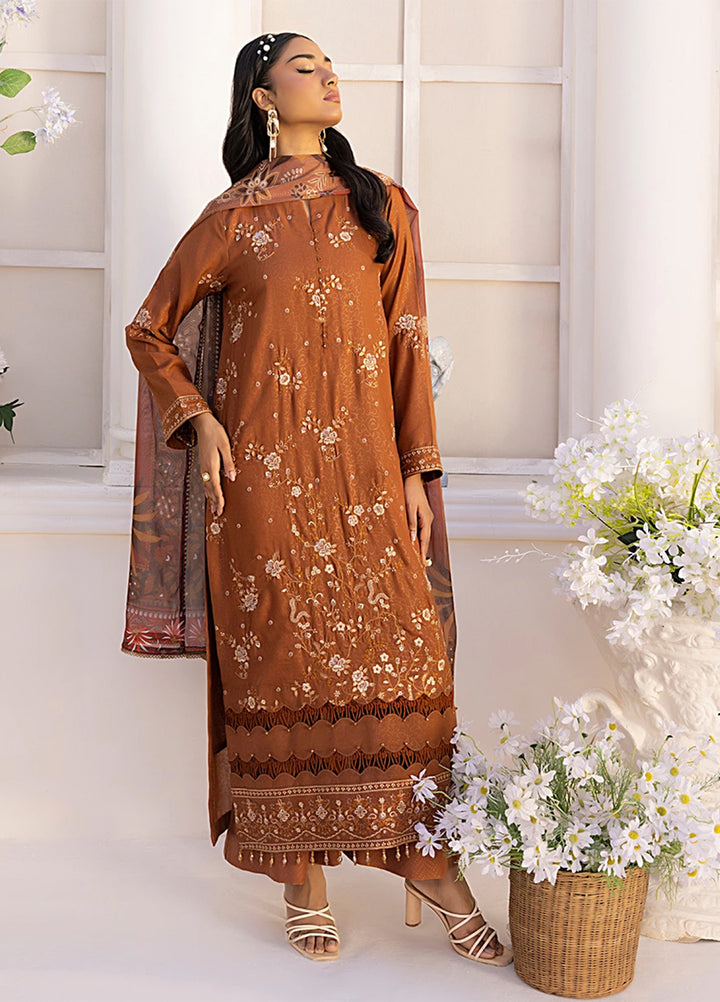 Husn-e-Bahar by Salitex Embroidered Lawn Suits Unstitched 3 Piece SSW6U3P108UT - Summer Collection