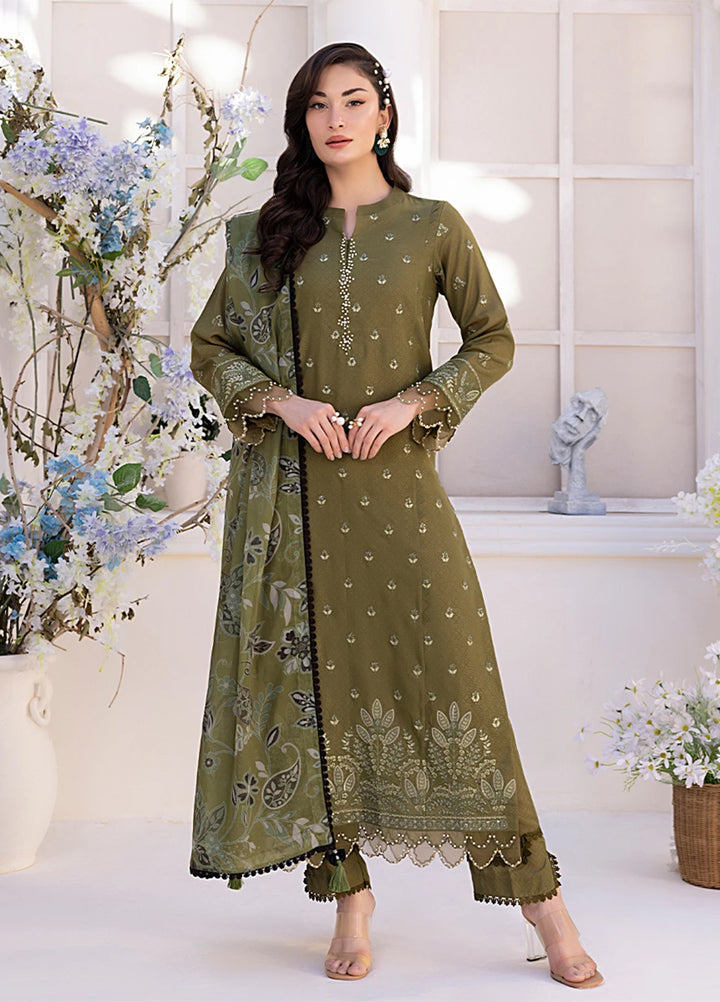 Husn-e-Bahar by Salitex Embroidered Lawn Suits Unstitched 3 Piece SSW6U3P111UT - Summer Collection
