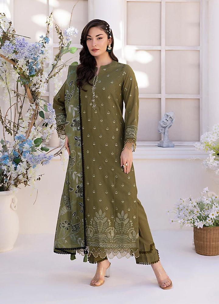 Husn-e-Bahar by Salitex Embroidered Lawn Suits Unstitched 3 Piece SSW6U3P111UT - Summer Collection
