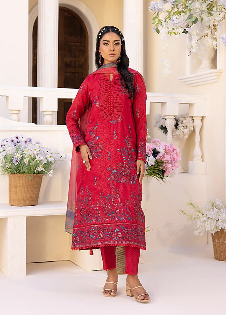 Husn-e-Bahar by Salitex Embroidered Lawn Suits Unstitched 3 Piece SSW6U3P114UT - Summer Collection