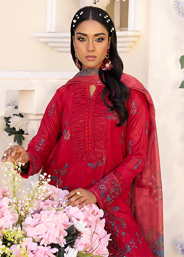 Husn-e-Bahar by Salitex Embroidered Lawn Suits Unstitched 3 Piece SSW6U3P114UT - Summer Collection