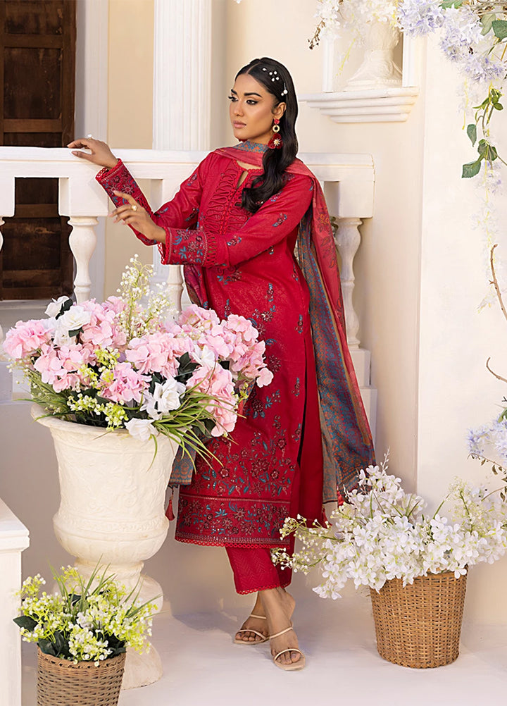 Husn-e-Bahar by Salitex Embroidered Lawn Suits Unstitched 3 Piece SSW6U3P114UT - Summer Collection