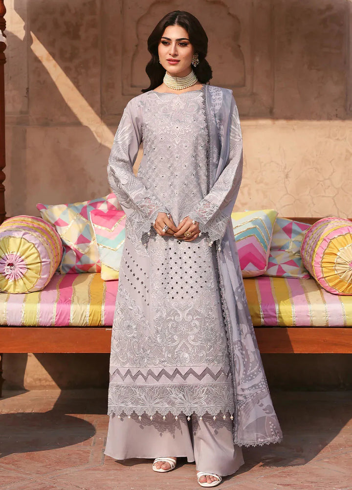 Husn e Jahan by Mahnur Embroidered Lawn Suits Unstitched 3 Piece MN25HJ Maeve - Summer Collection