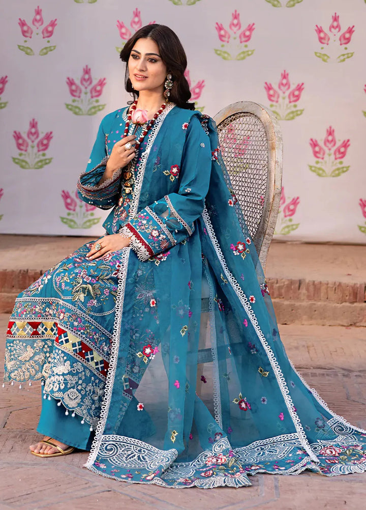 Husn e Jahan by Mahnur Embroidered Lawn Suits Unstitched 3 Piece MN25HJ Renee - Summer Collection