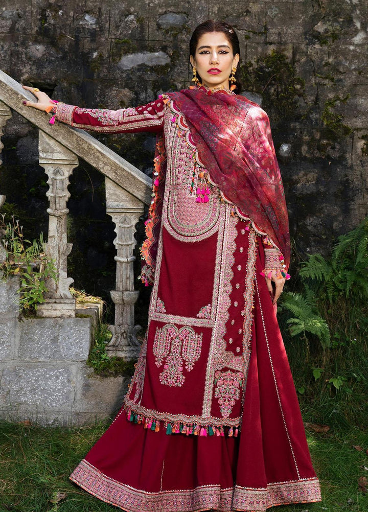 Hussain Rehar Embroidered Karandi Suits Unstitched 3 Piece HRR22AW Iksha - Winter Collection