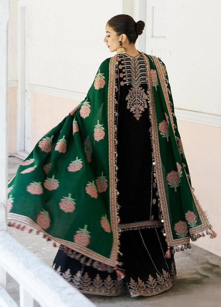 Hussain Rehar Embroidered Karandi Suits Unstitched 3 Piece HRR22AW Verde - Winter Collection