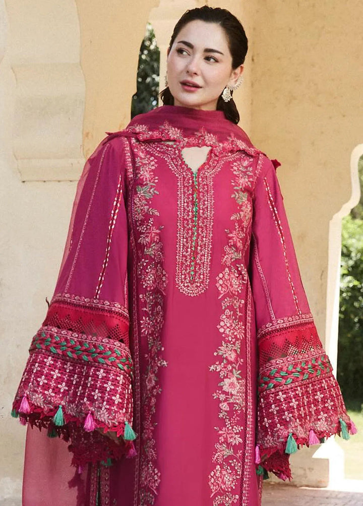 Hussain Rehar Embroidered Lawn Suit Unstitched 3 Piece HRR24S Bliss - Summer Collection