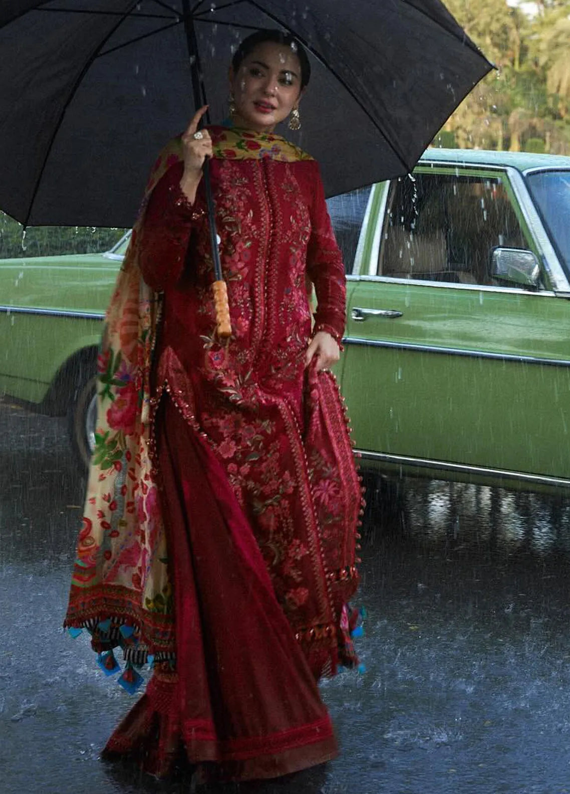 Hussain Rehar Embroidered Lawn Suit Unstitched 3 Piece HRR25LL D-11 Riviera - Summer Collection main image 1