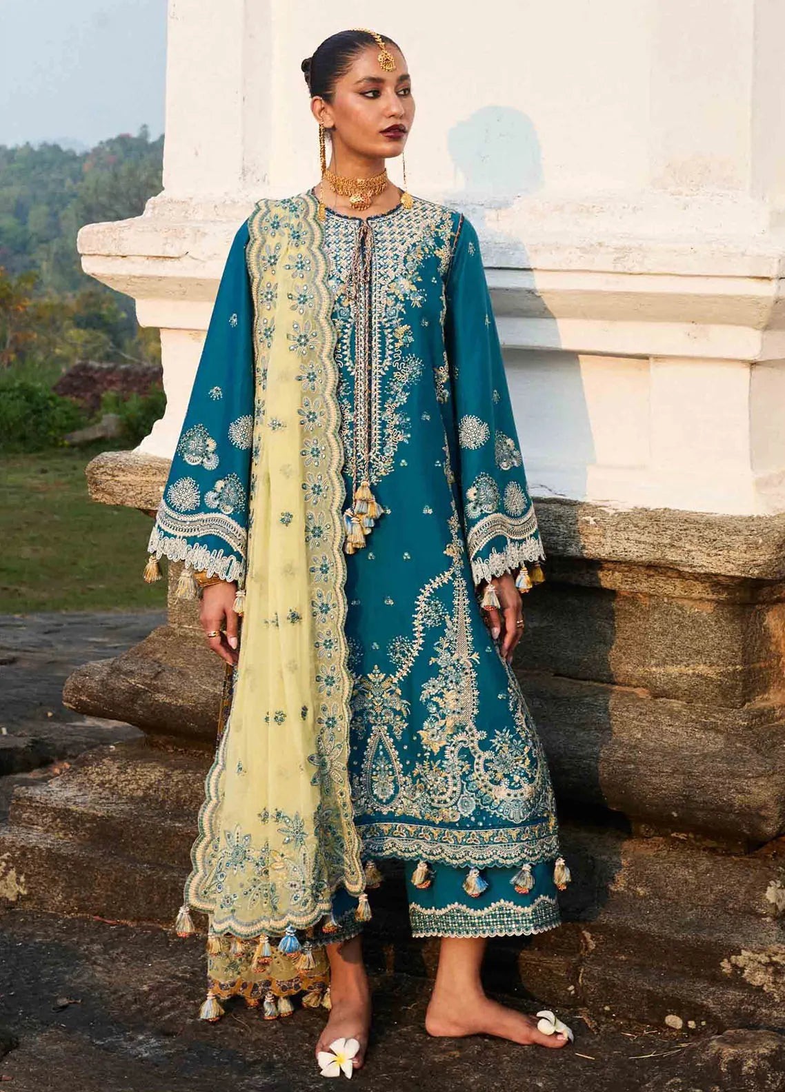 HUSSAIN REHAR Unstitched Lawn 3 Piece Aeri